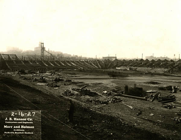 Sulphur Dell under construction