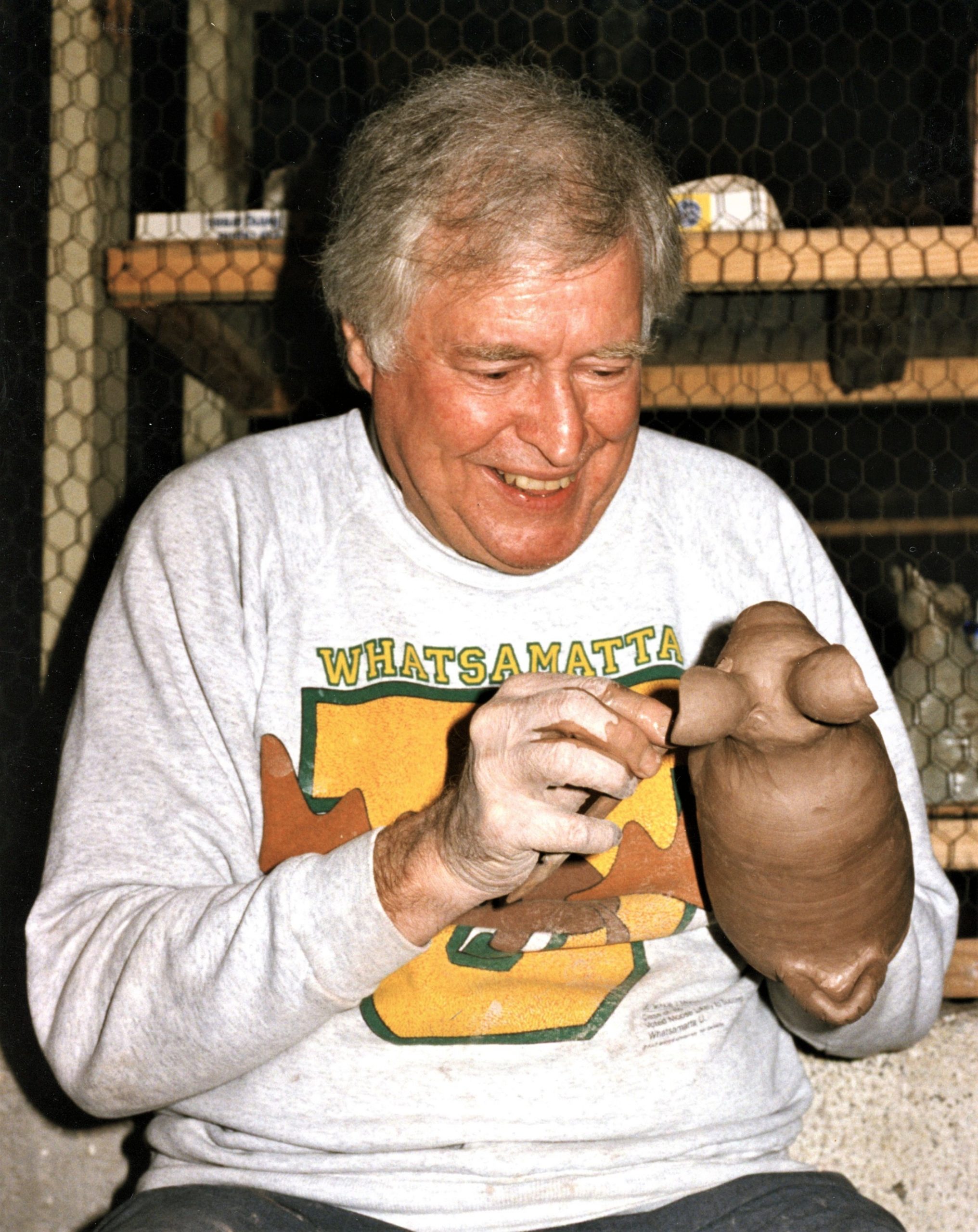 Hugh Bailey I took this picture of Hugh in 1997 for the Guild's interview project. Laurey-Faye Dean and I traveled throughout the Guild's nine-state region interviewing and documenting members who made strong contributions of time and talent to the Guild, and the craft world in general.