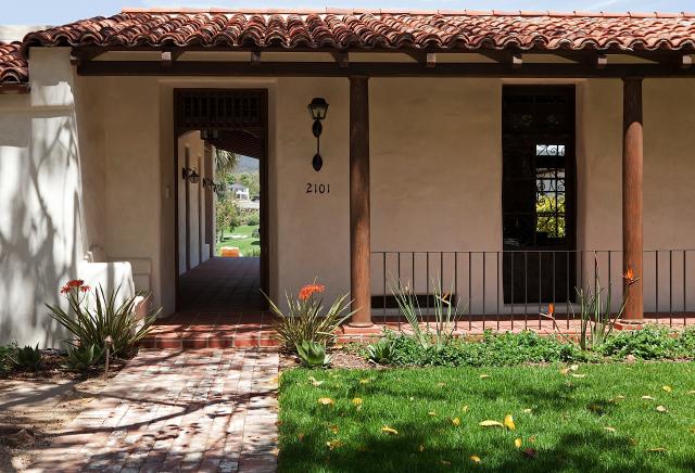 Adobe house in Spain