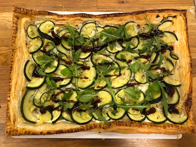 zucchini tarte