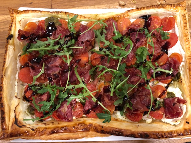 prosciutto tarte