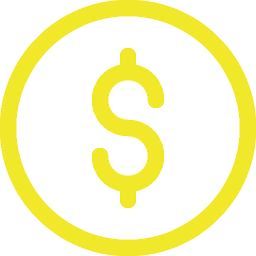 Money icon in circle