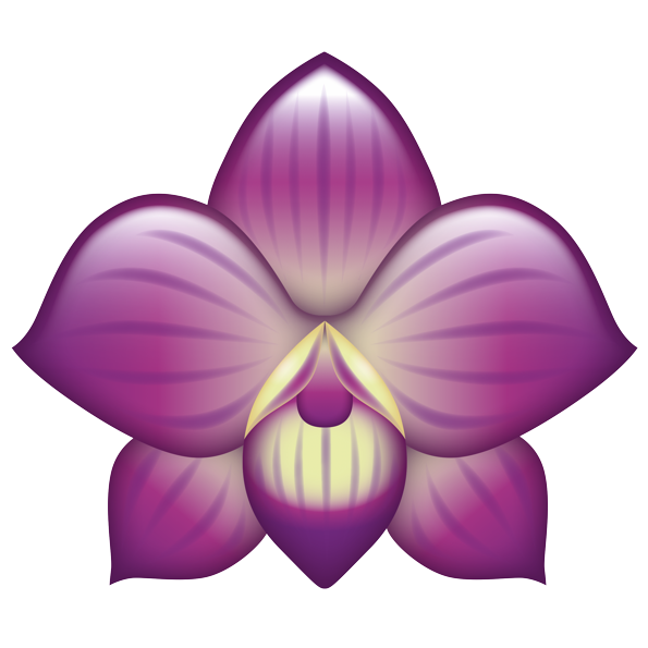 Orchid Emoji