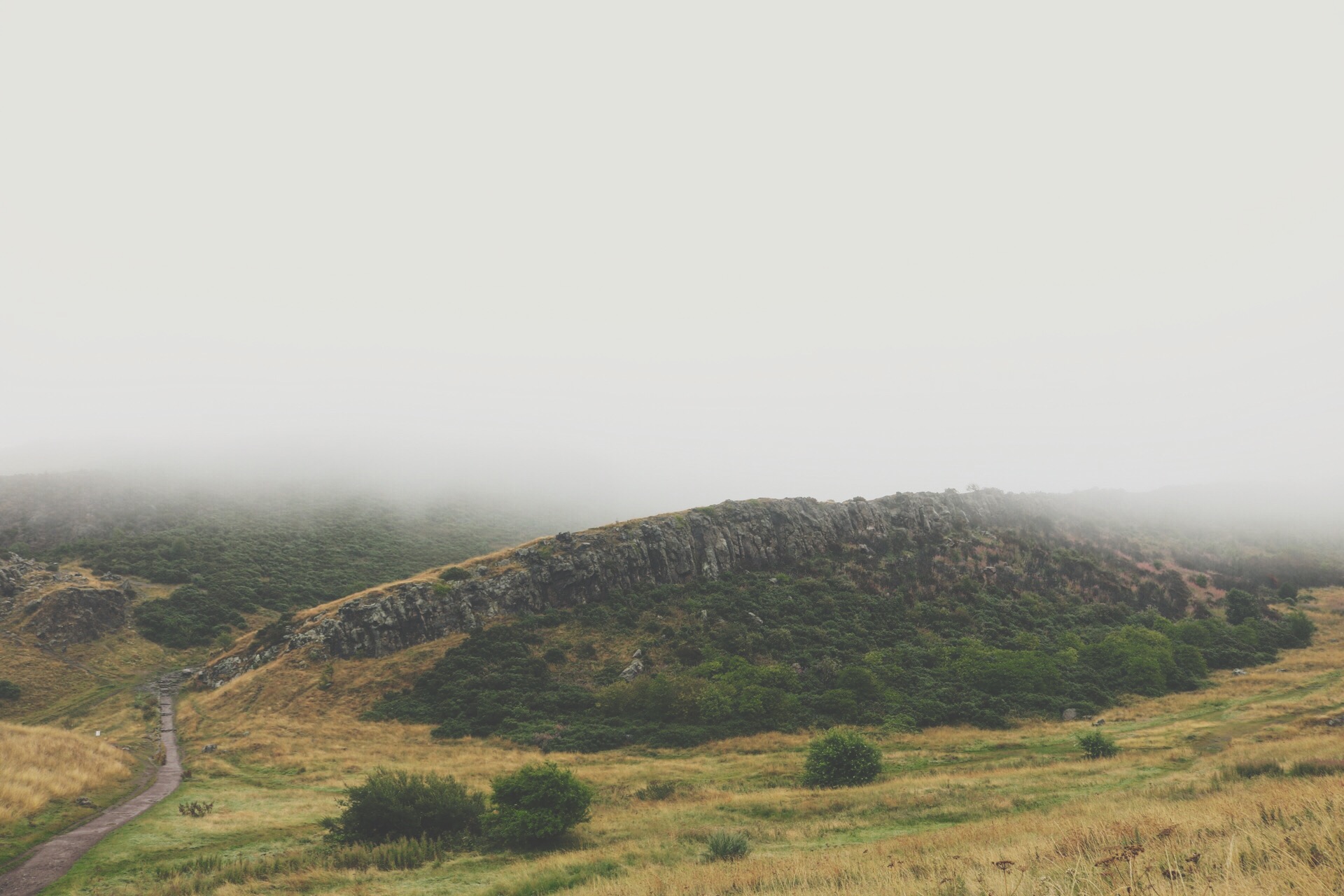 Arthur's Seat ascent in Edinburgh, Scotland