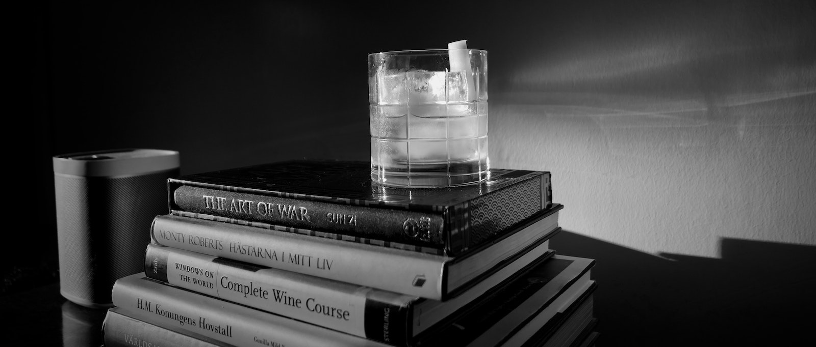 books and cocktails