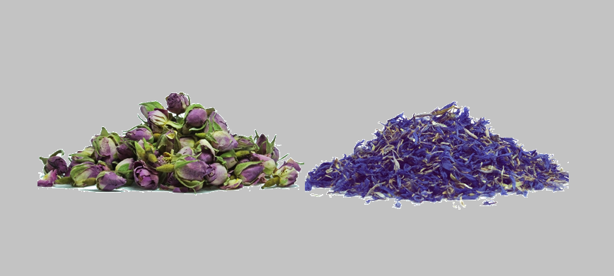 Dried flowers for tea