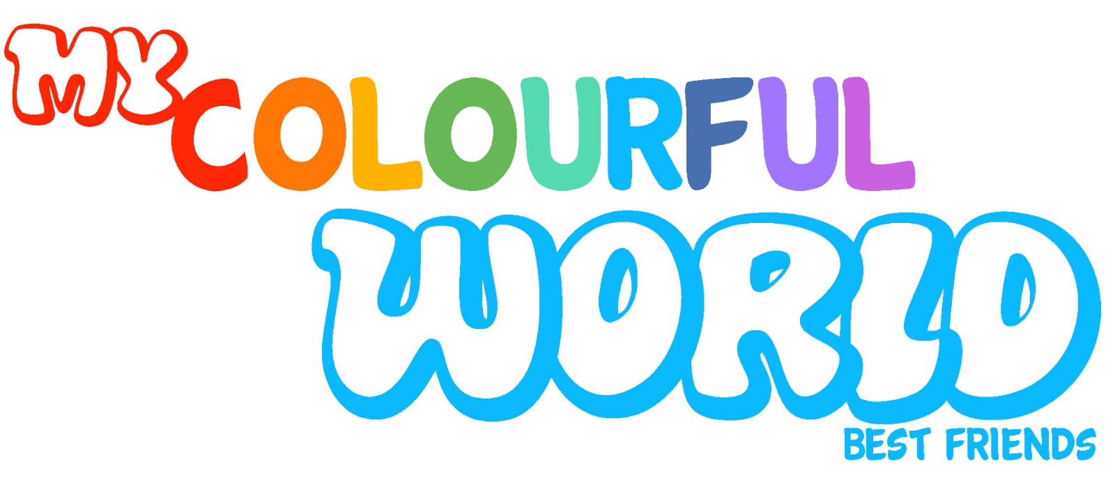 My colourful world logo