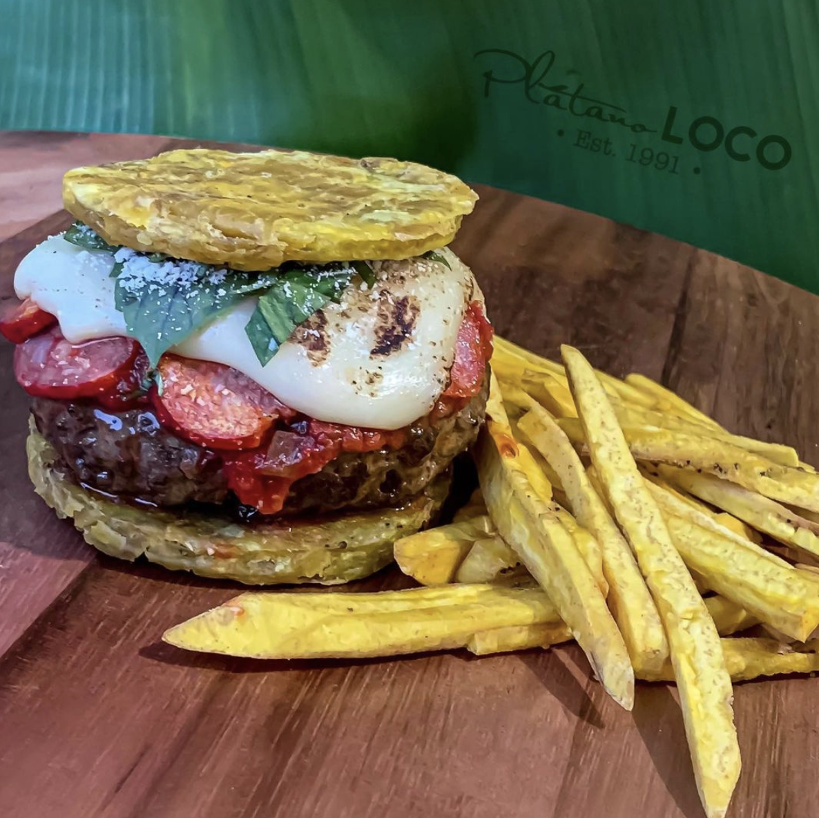 Platano Loco Burger