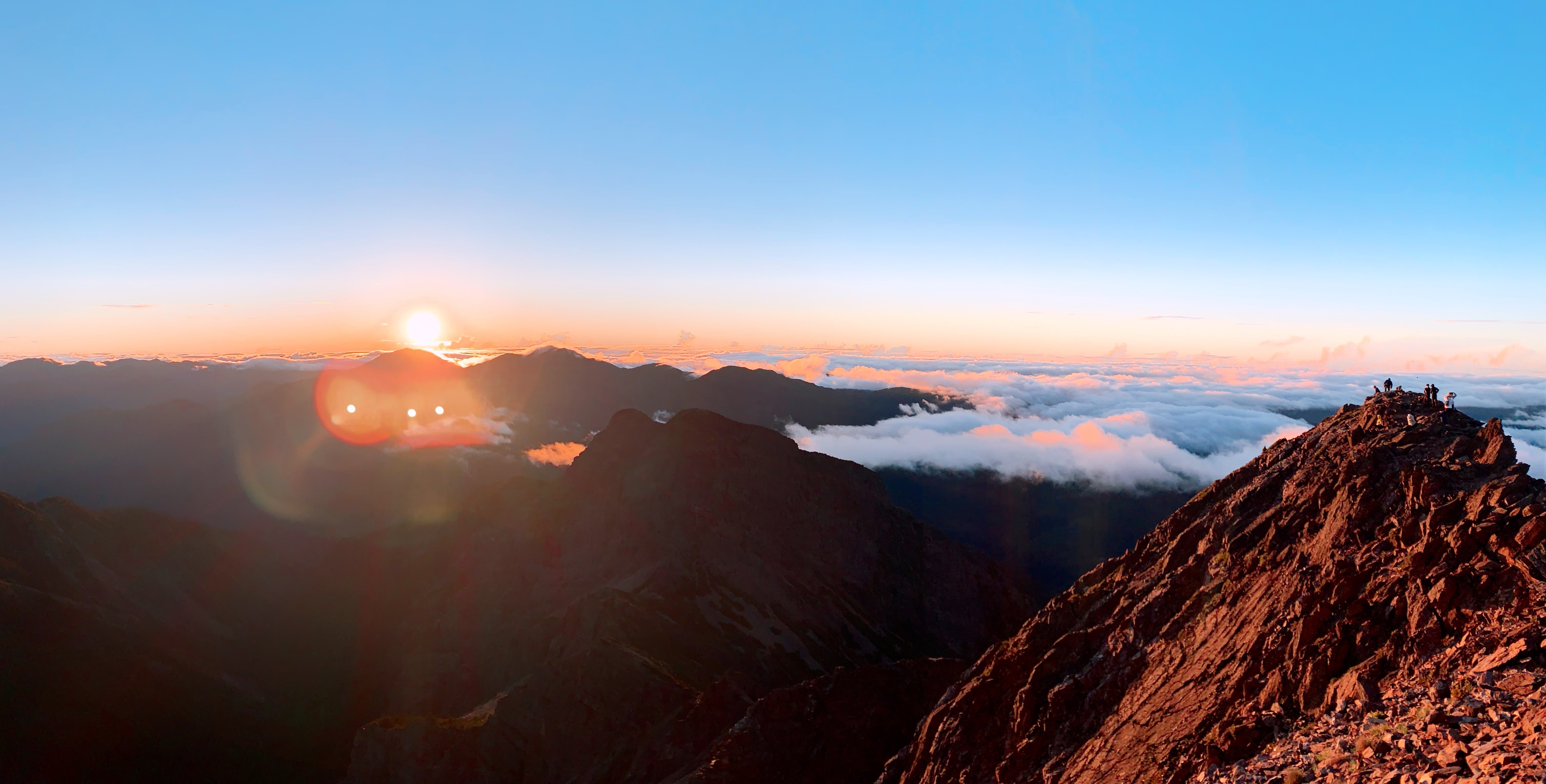 Sunrise on Mount Yushan Main Peak