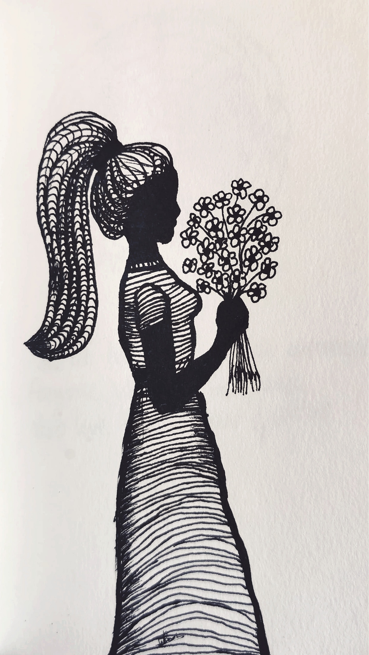 Girl With Flowers