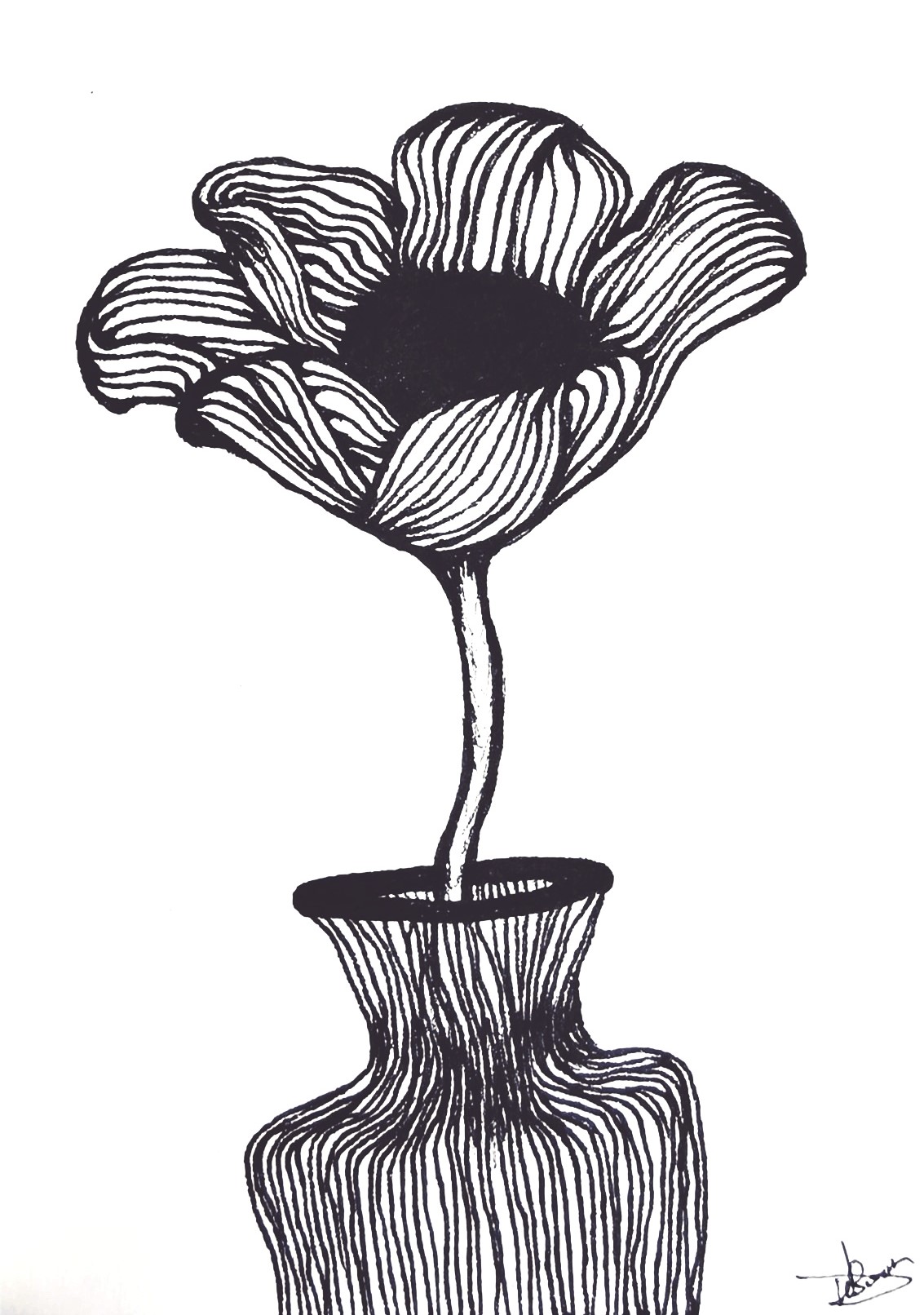 Flower In A Pot