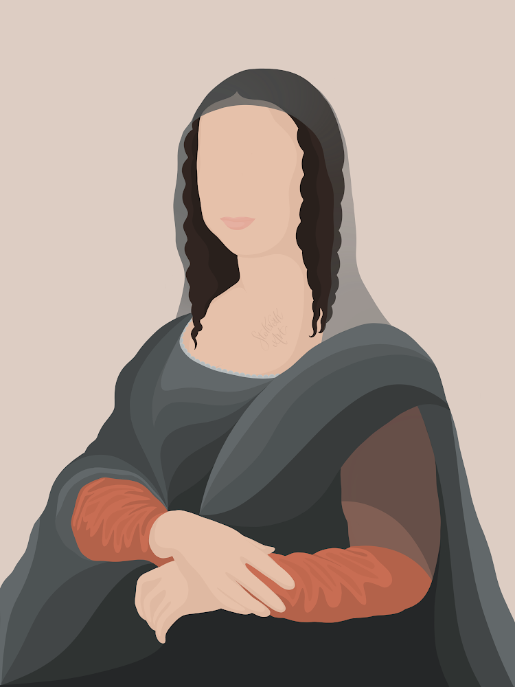 Illustration of Mona Lisa