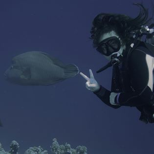 Jennie Scuba Diving