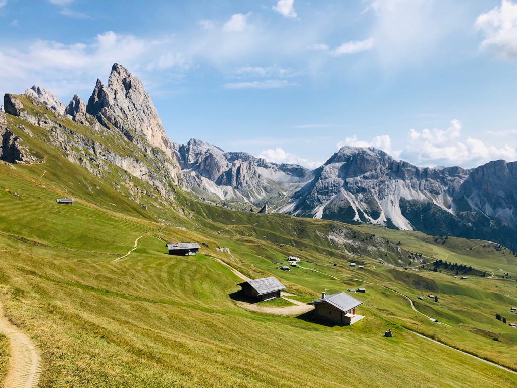 View of the Dolomites, in Italy
