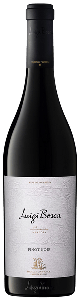 A bottle of pinot noir