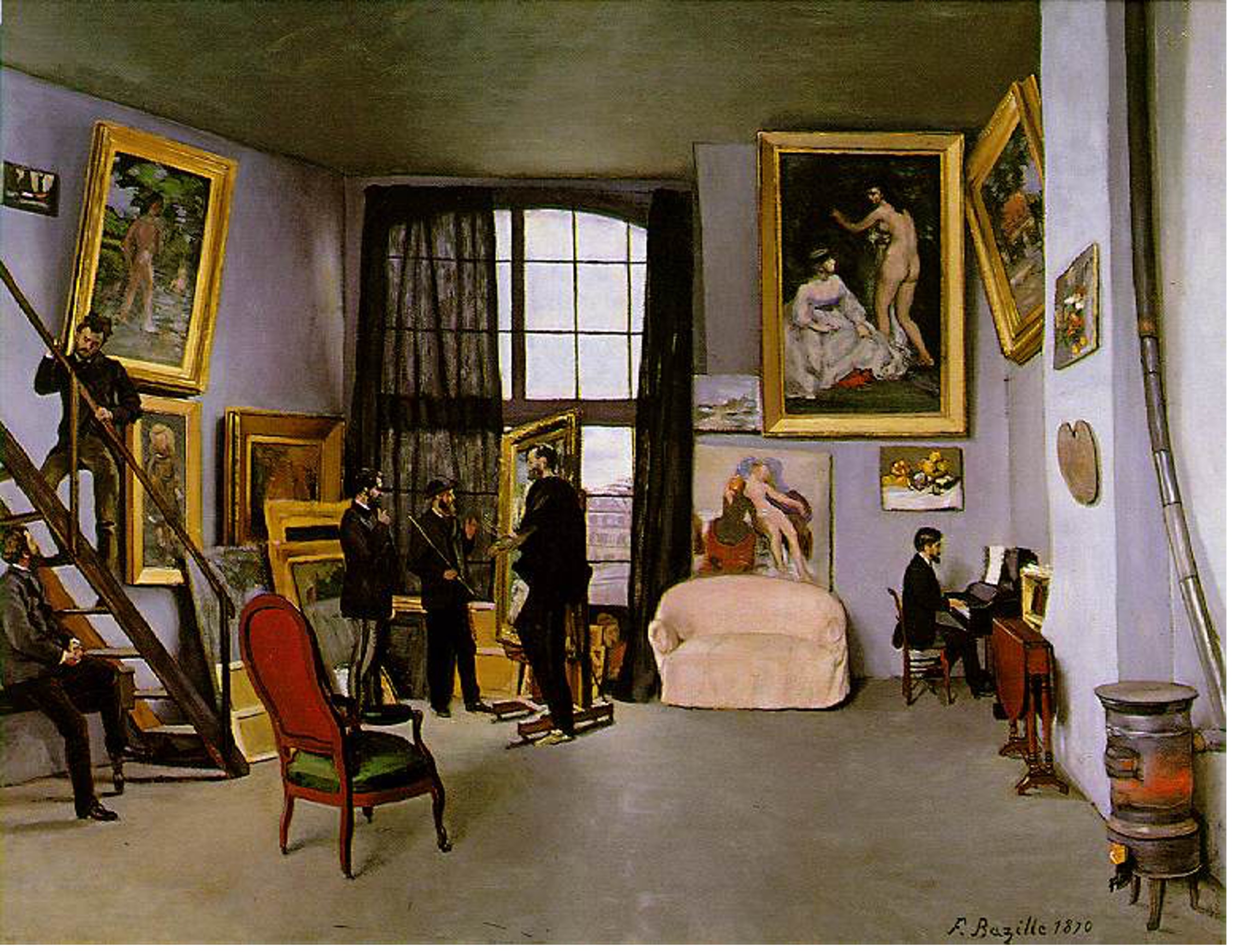 painting of atelier tradition