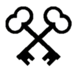 Crossed keys society image