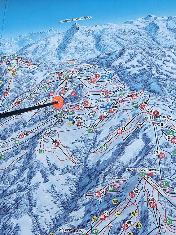 Pointing at the panorama map.