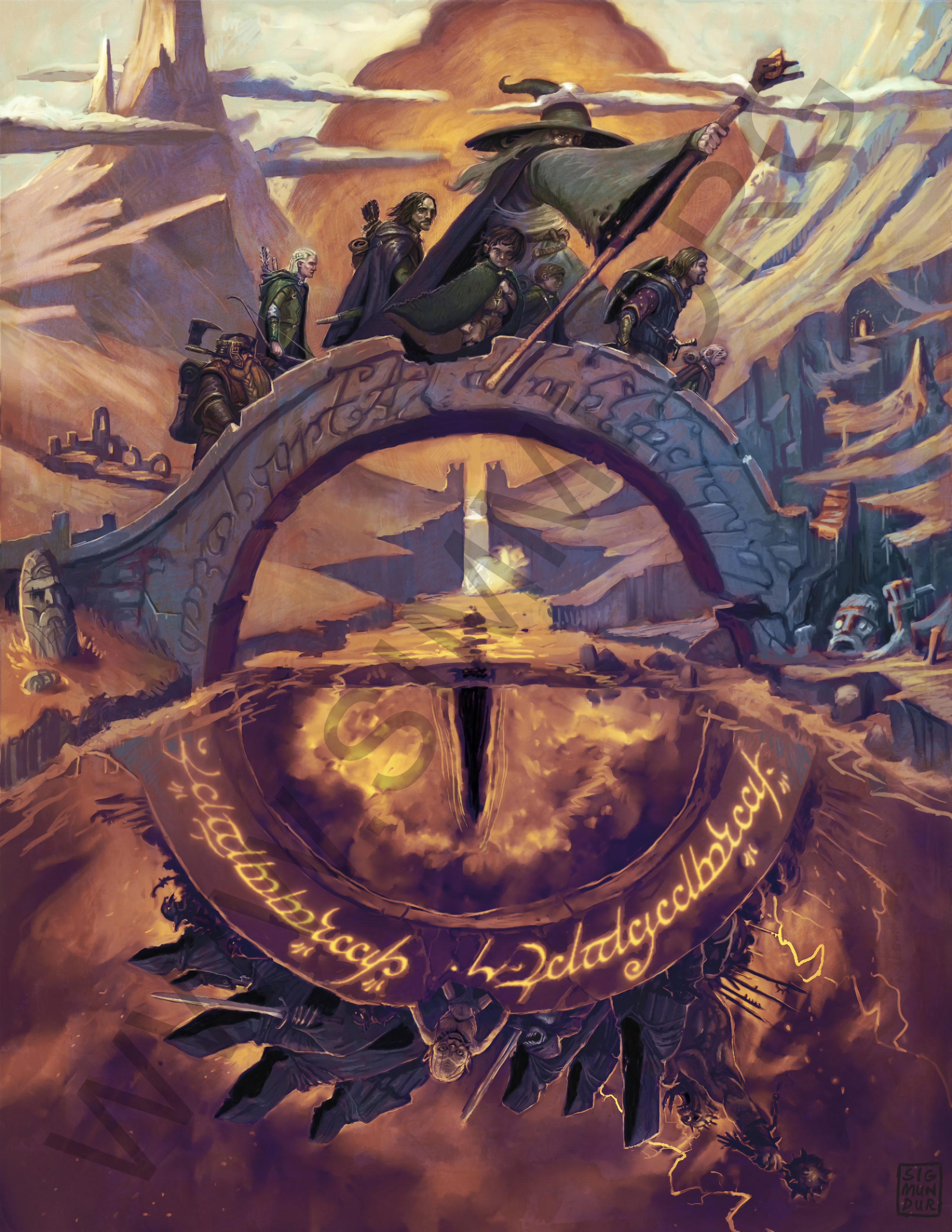 The Lord of the Rings art