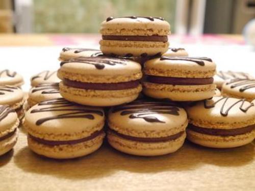 Mocha Macarons