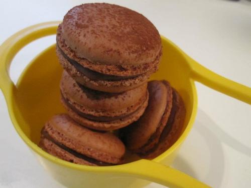 Chocolate Macarons
