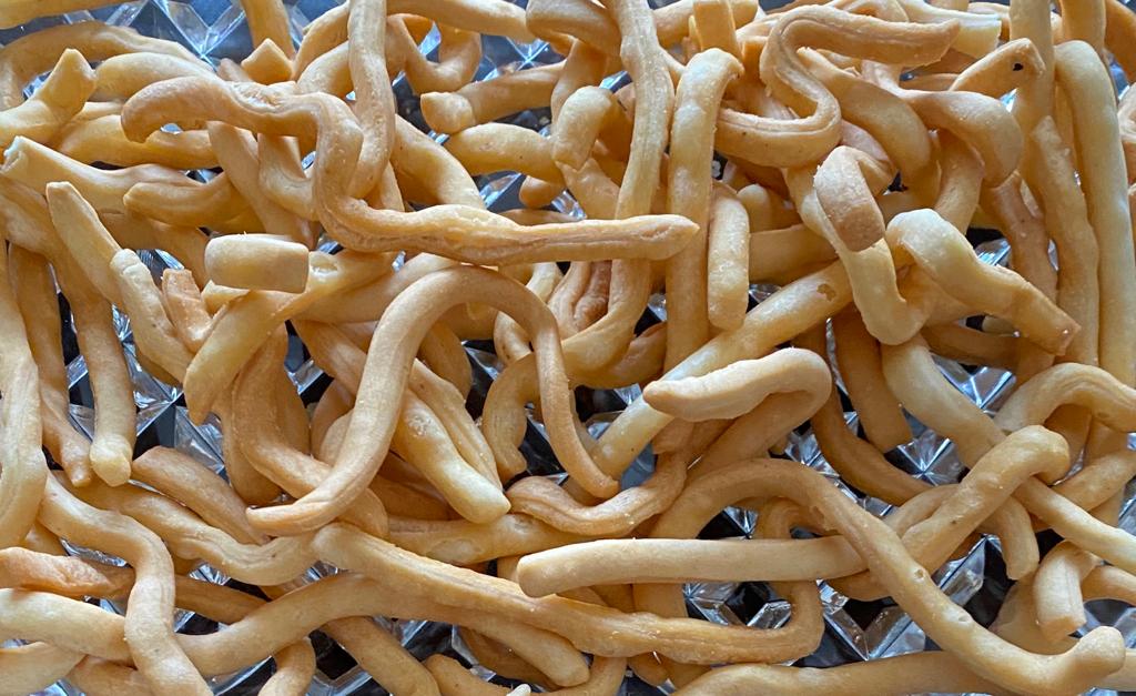 Hand made fried chin chin