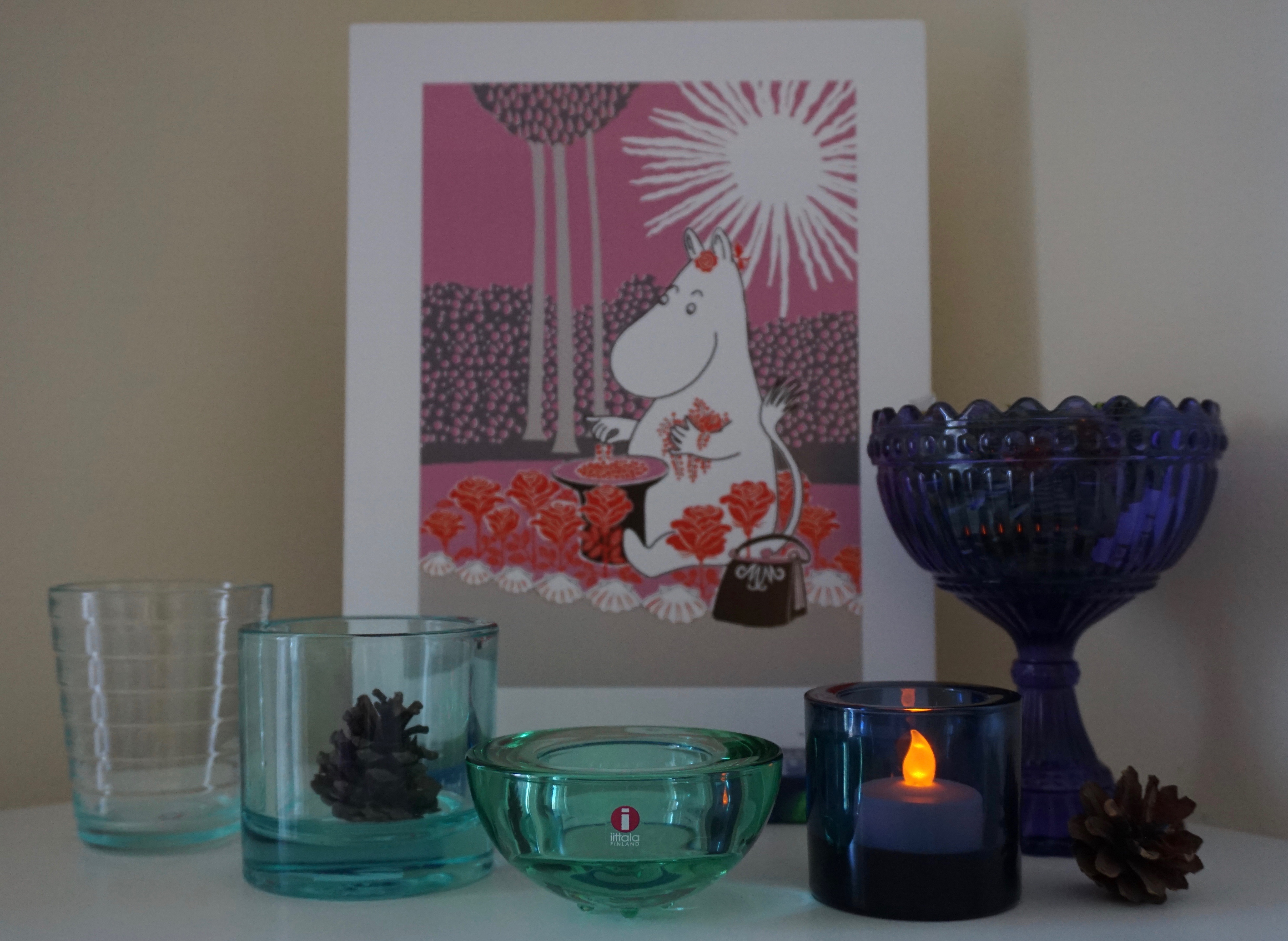 Moominmomma picture and Iittala collection