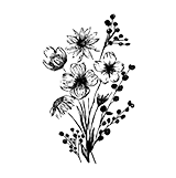 Floral B&W