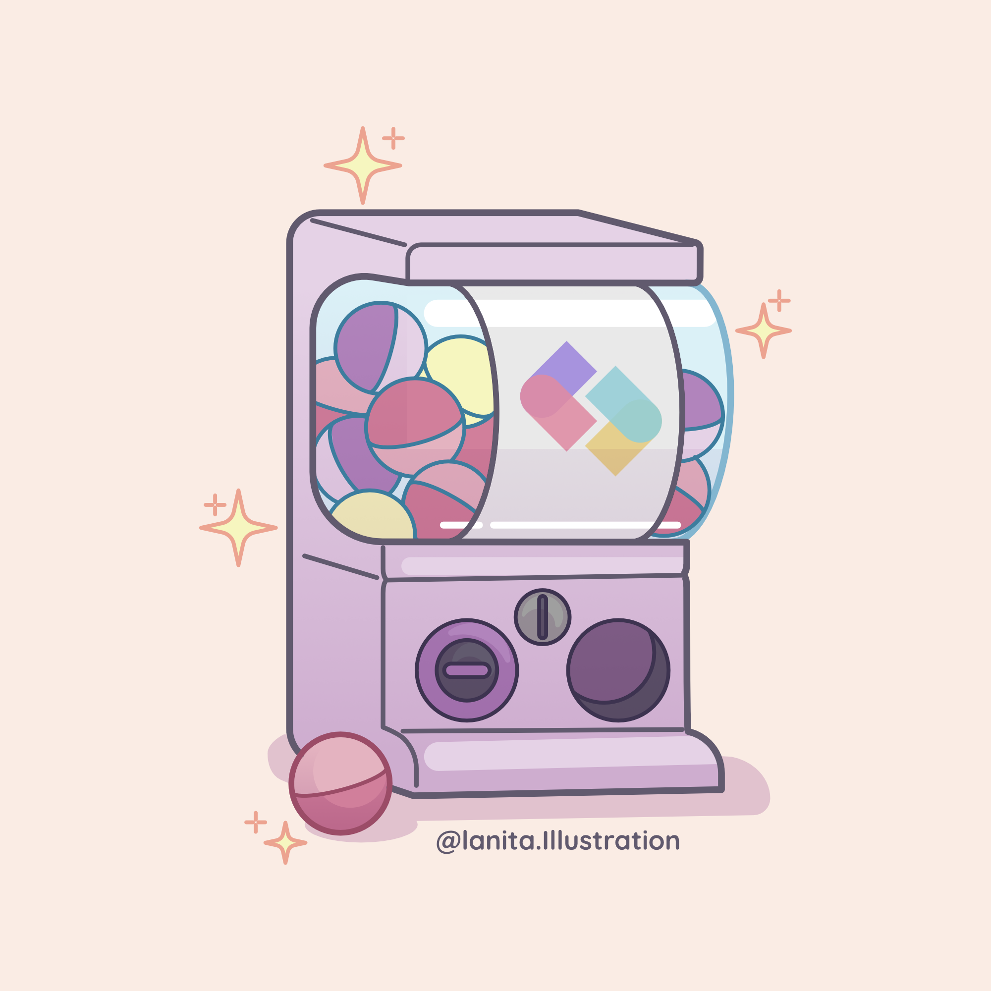 gachaponpon vending machine