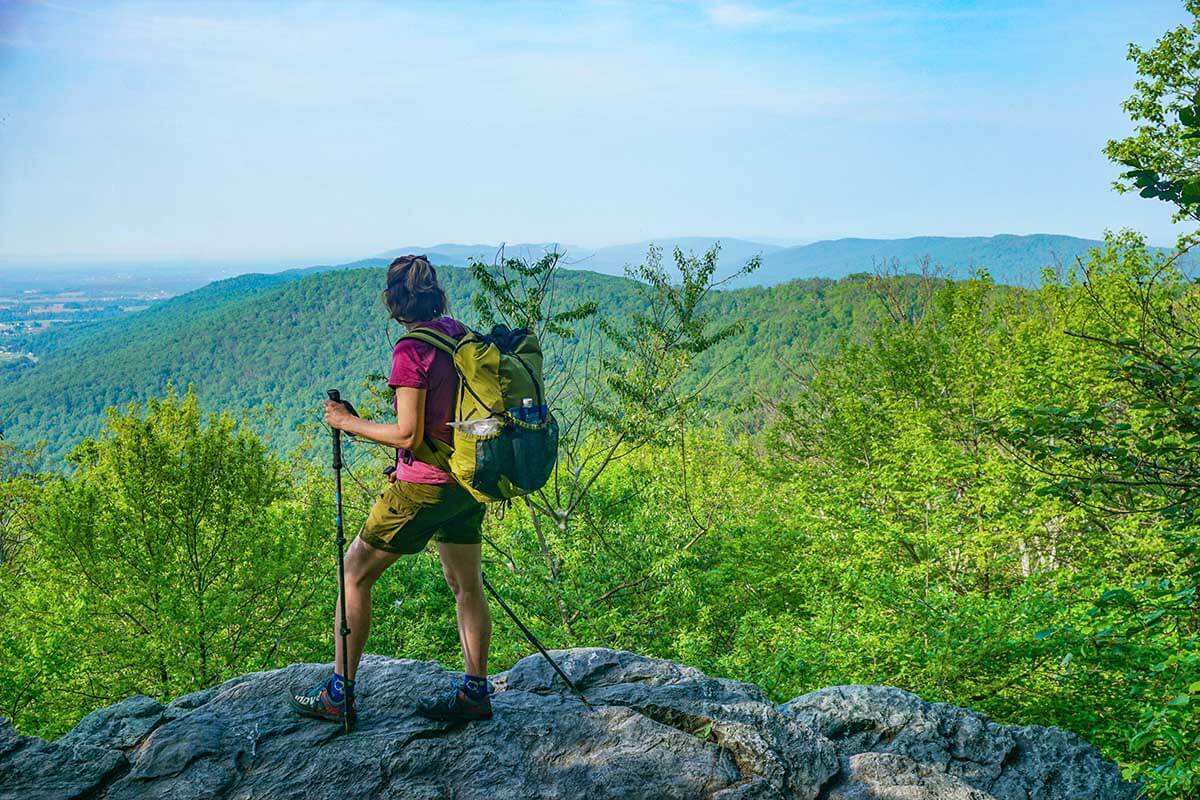 Woman Hiking