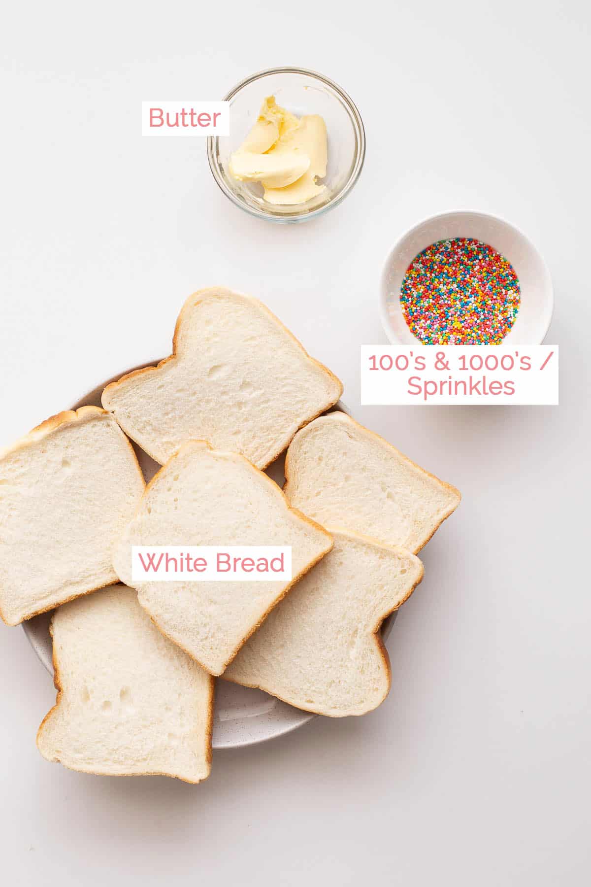 Fairy Bread Ingredients