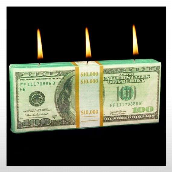 Money candle