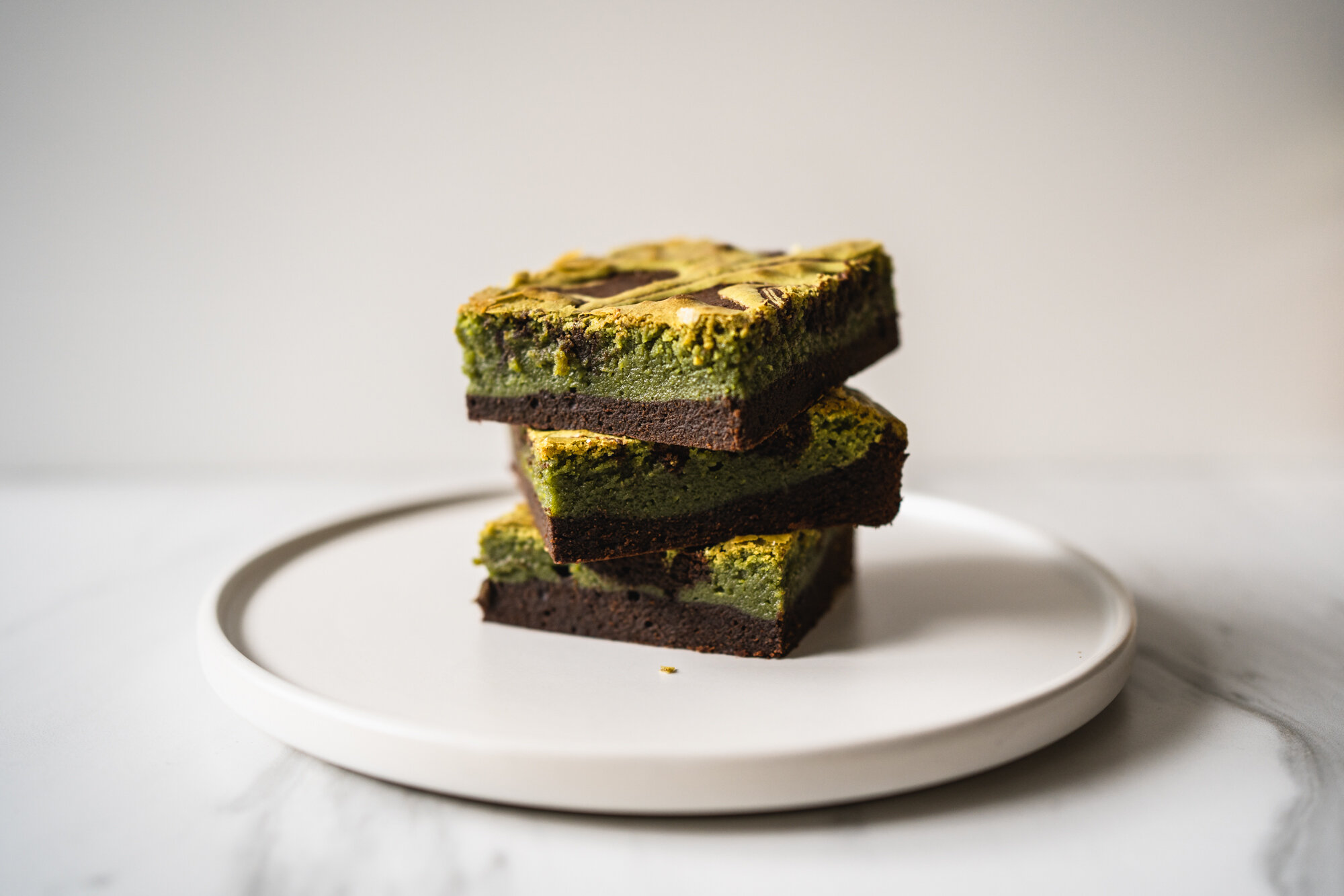 matcha-brownies