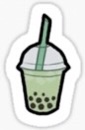green bubble tea