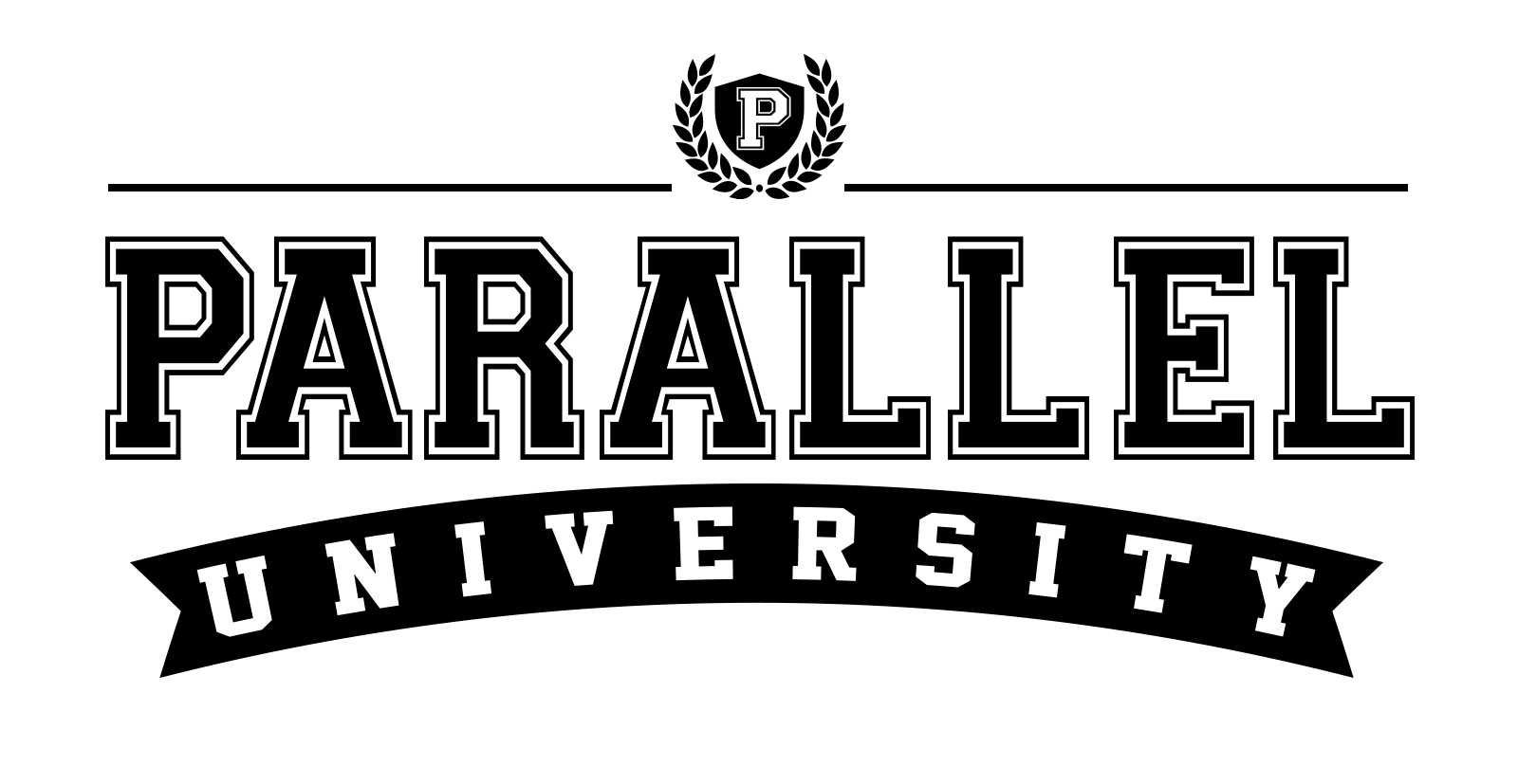 Parallel University collegiate logo