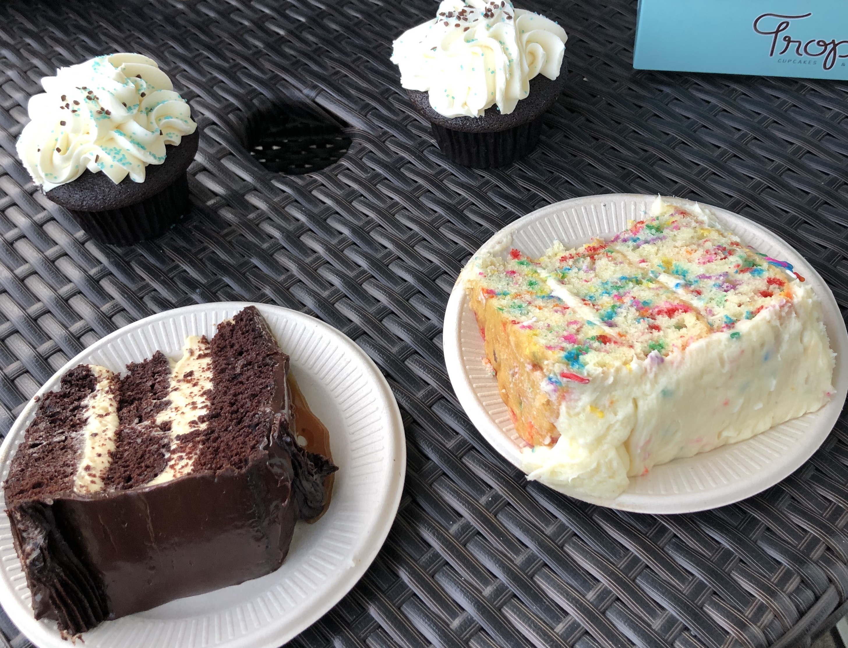 A sampling of cakes