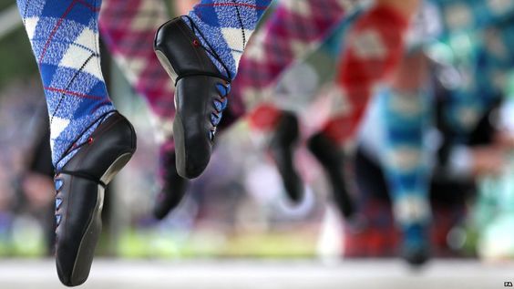 Highland dancing shoes