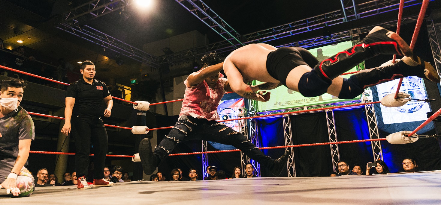 SG Pro Wrestlers in action