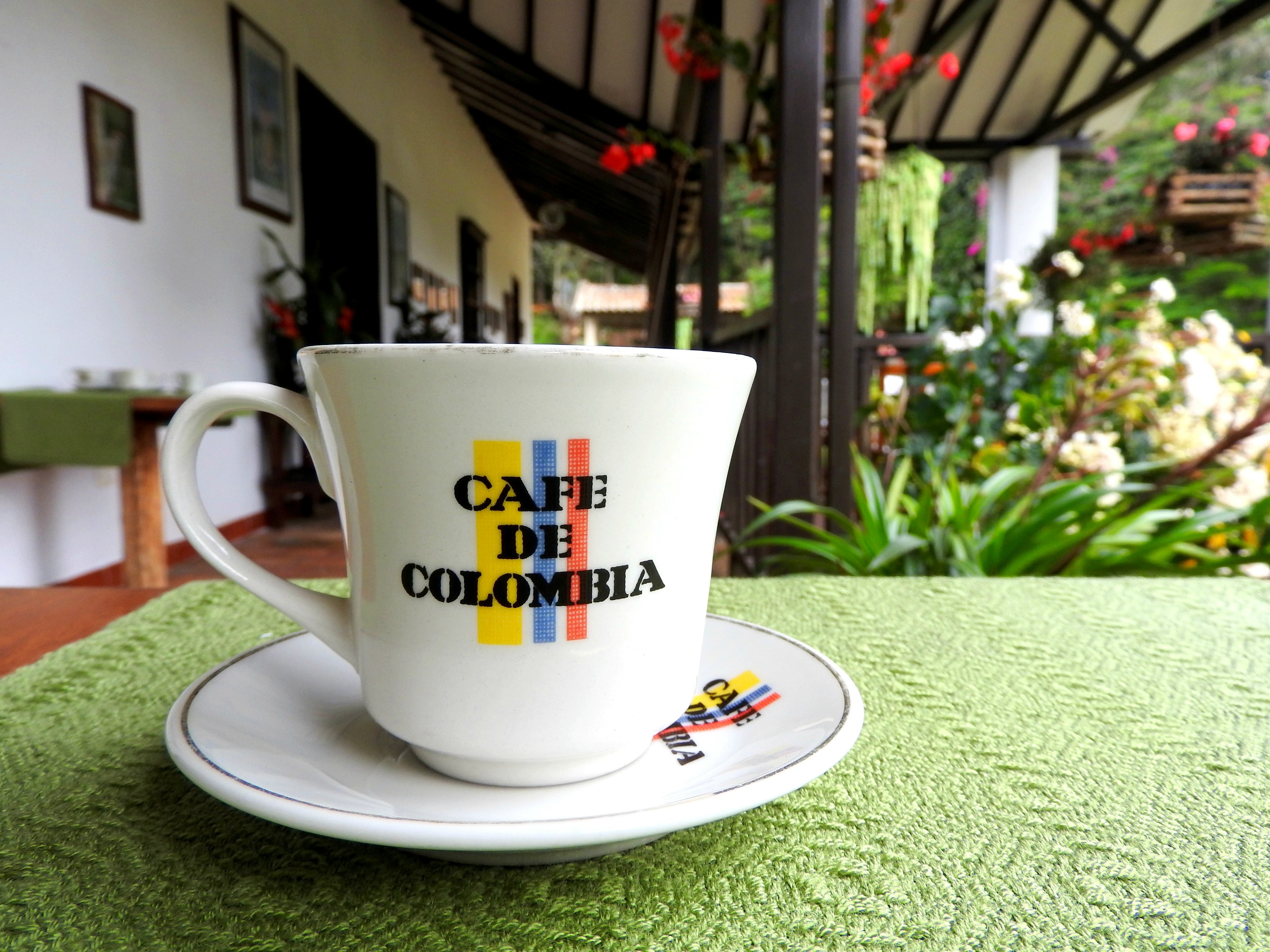 Colombian coffee cup