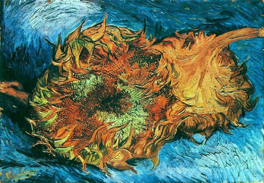 Van Gogh Two sunflowers