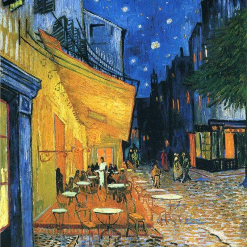 Van Gogh Cafe terrace at night