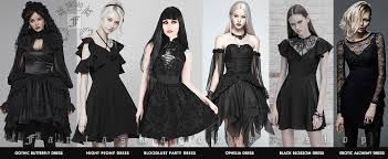 people wearing different gothic clothing