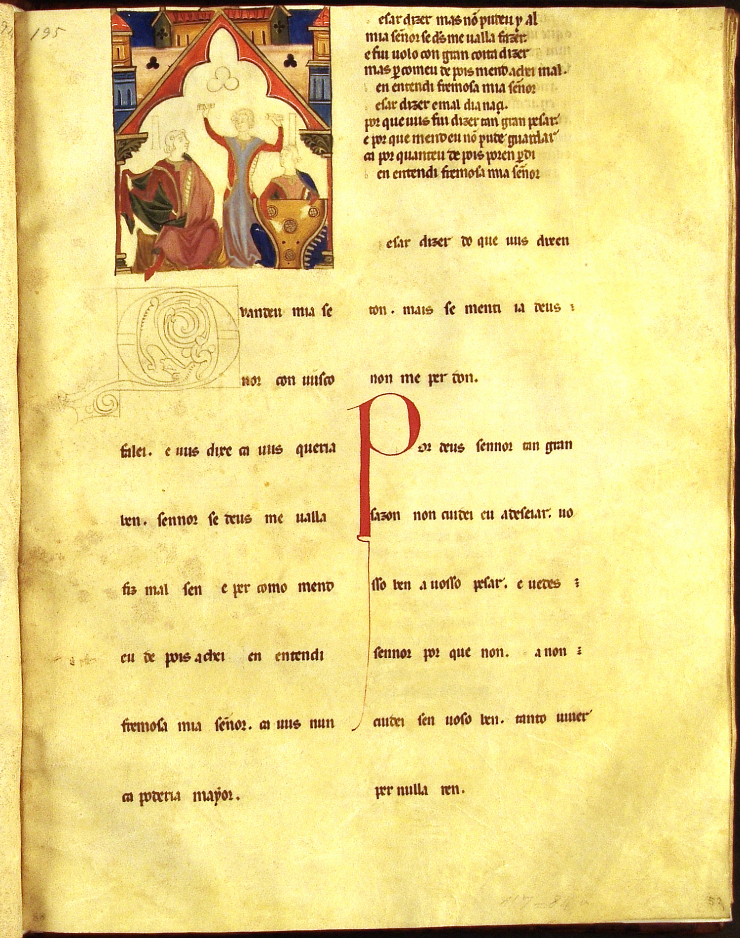 Cancioneiro da Ajuda manuscript image