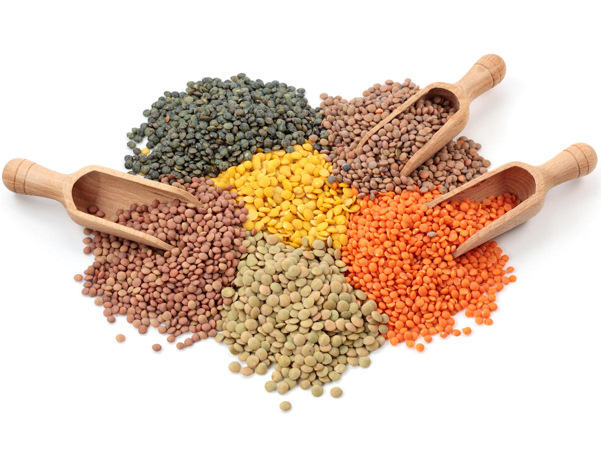 Different types of Lentils