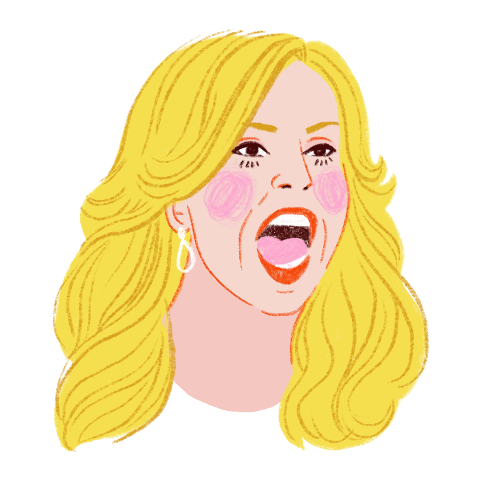 Tamra Judge illustration by Paige Muirhead