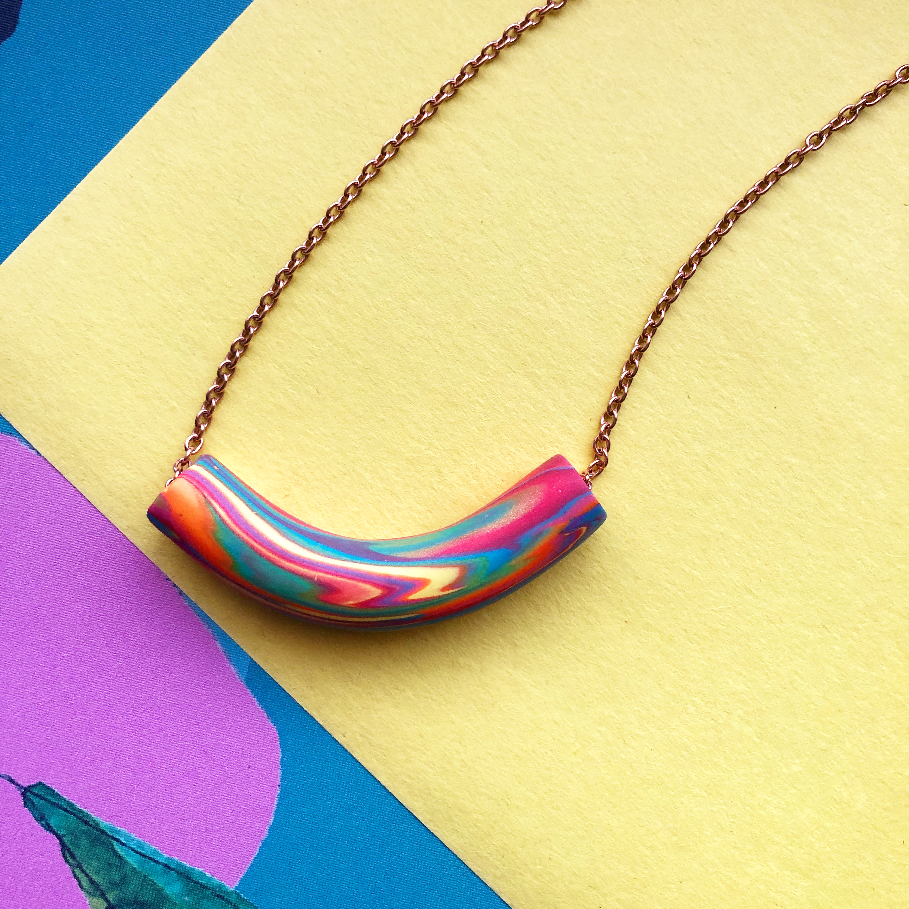 rainbow necklace