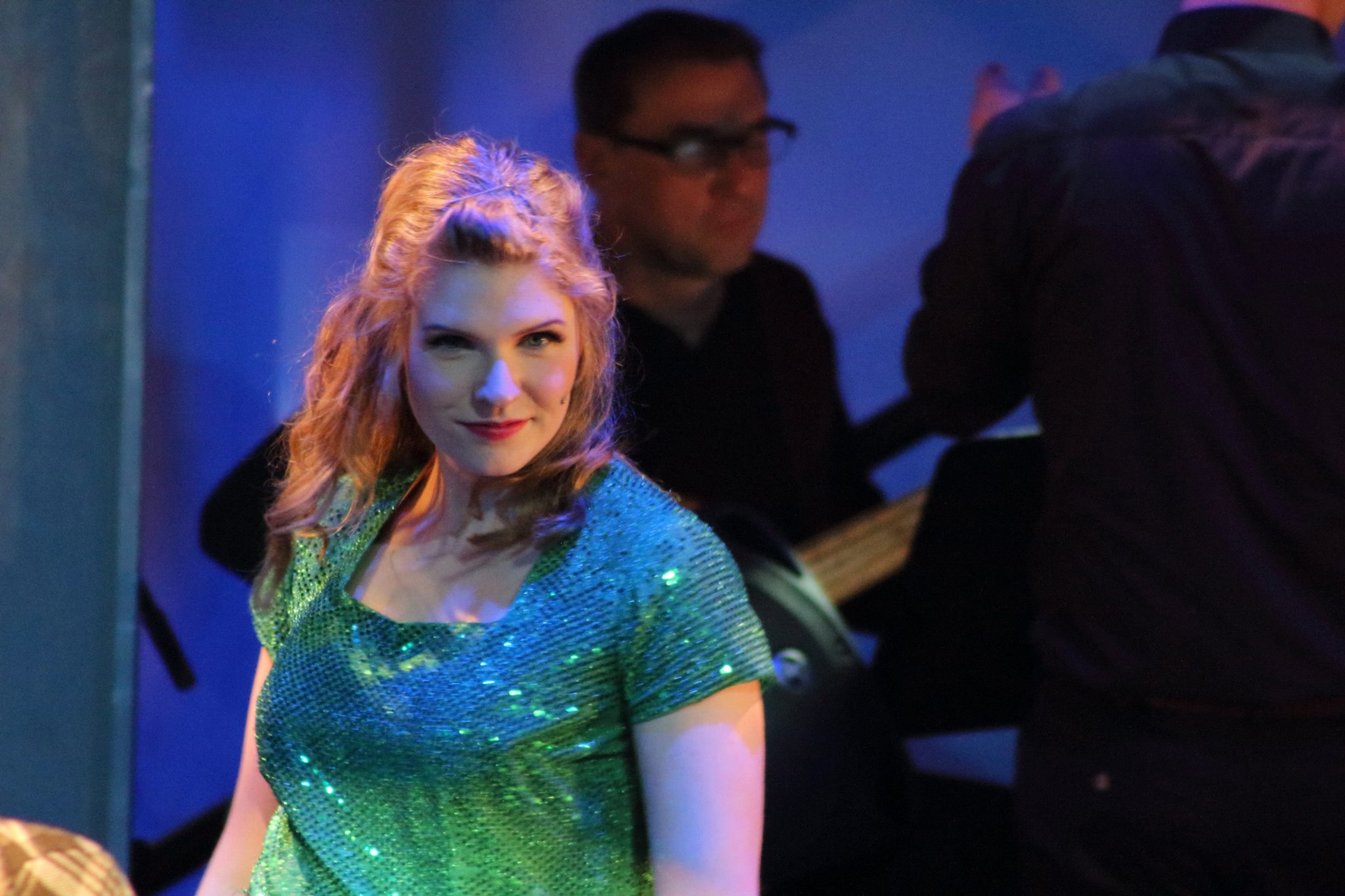 Jennifer Fahy as chorus member in ALL SHOOK UP