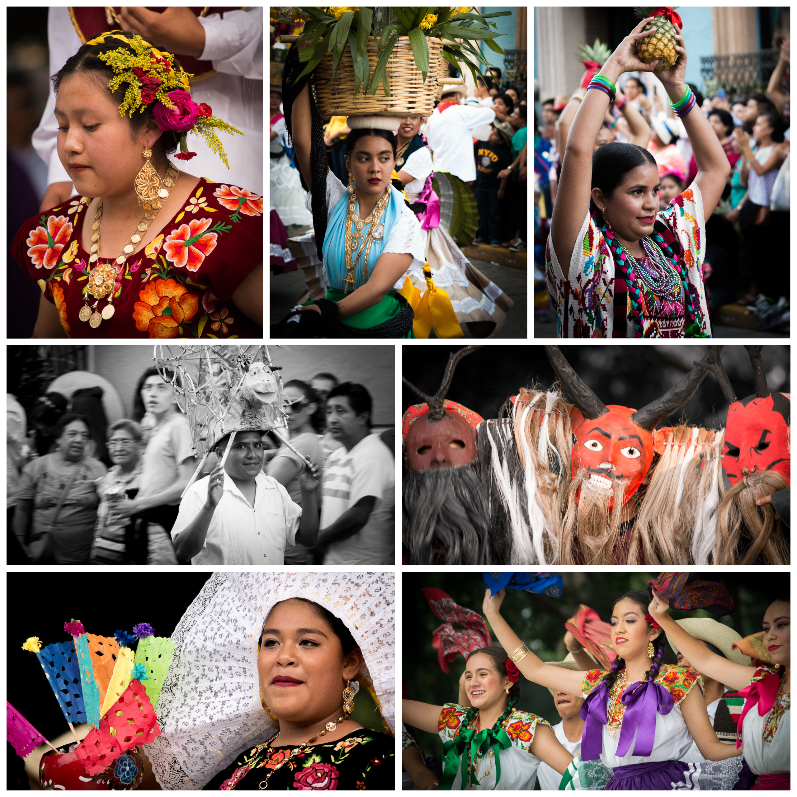 Collage Guelaguetza