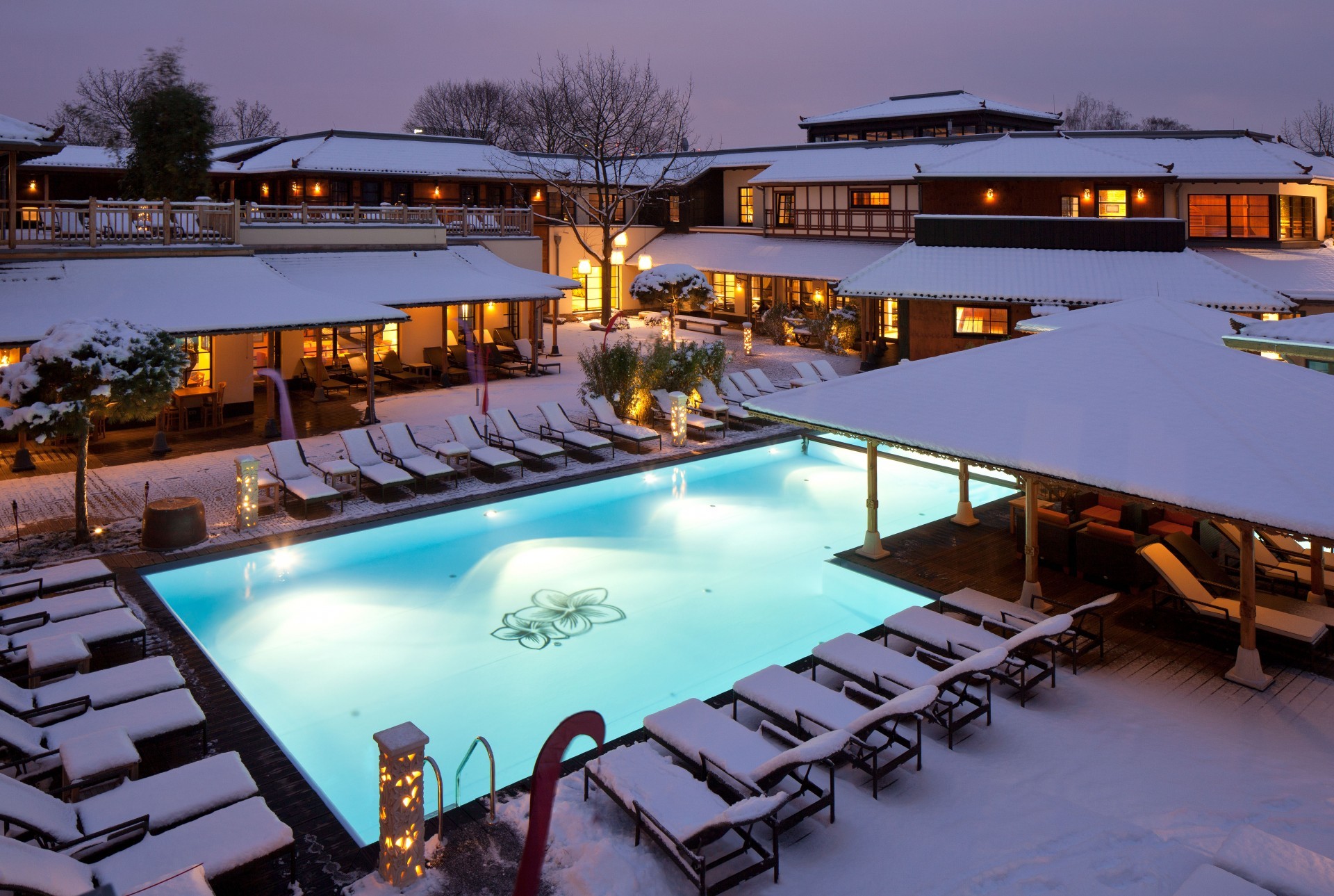 Vabali Spa in Snow