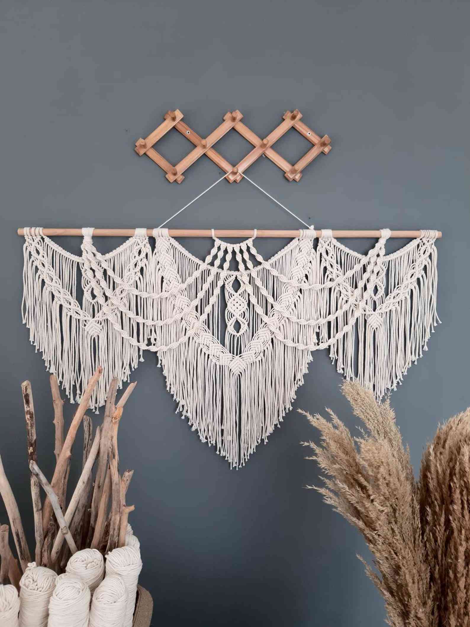 macramé wall hanging